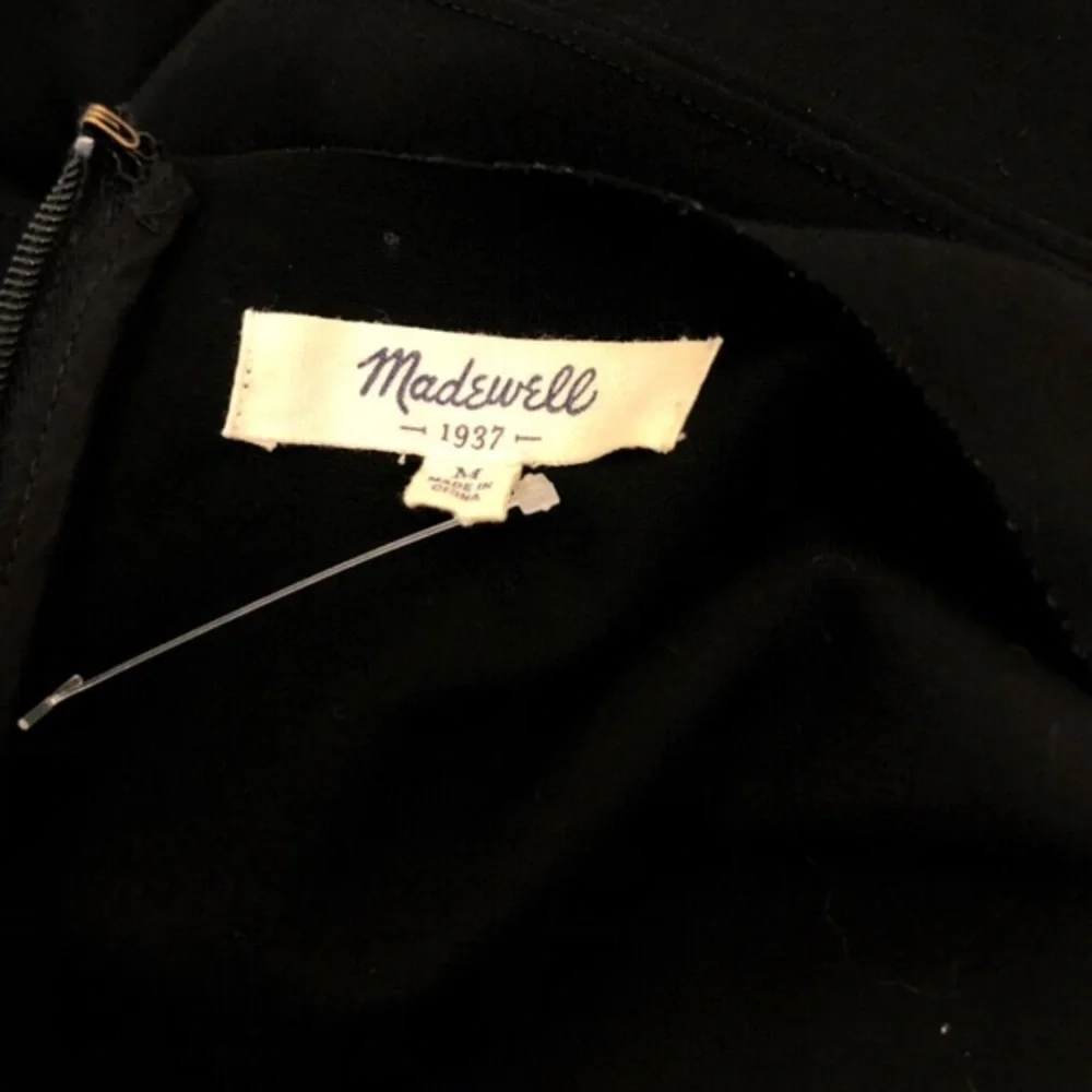 MADEWELL M BLACK SILHOUETTE DRESS - Picture 5 of 5